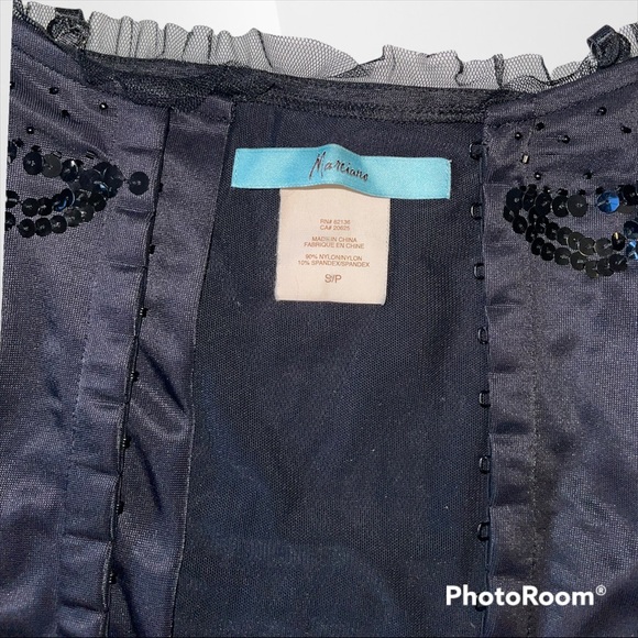 Marciano black satin corset - Picture 4 of 5